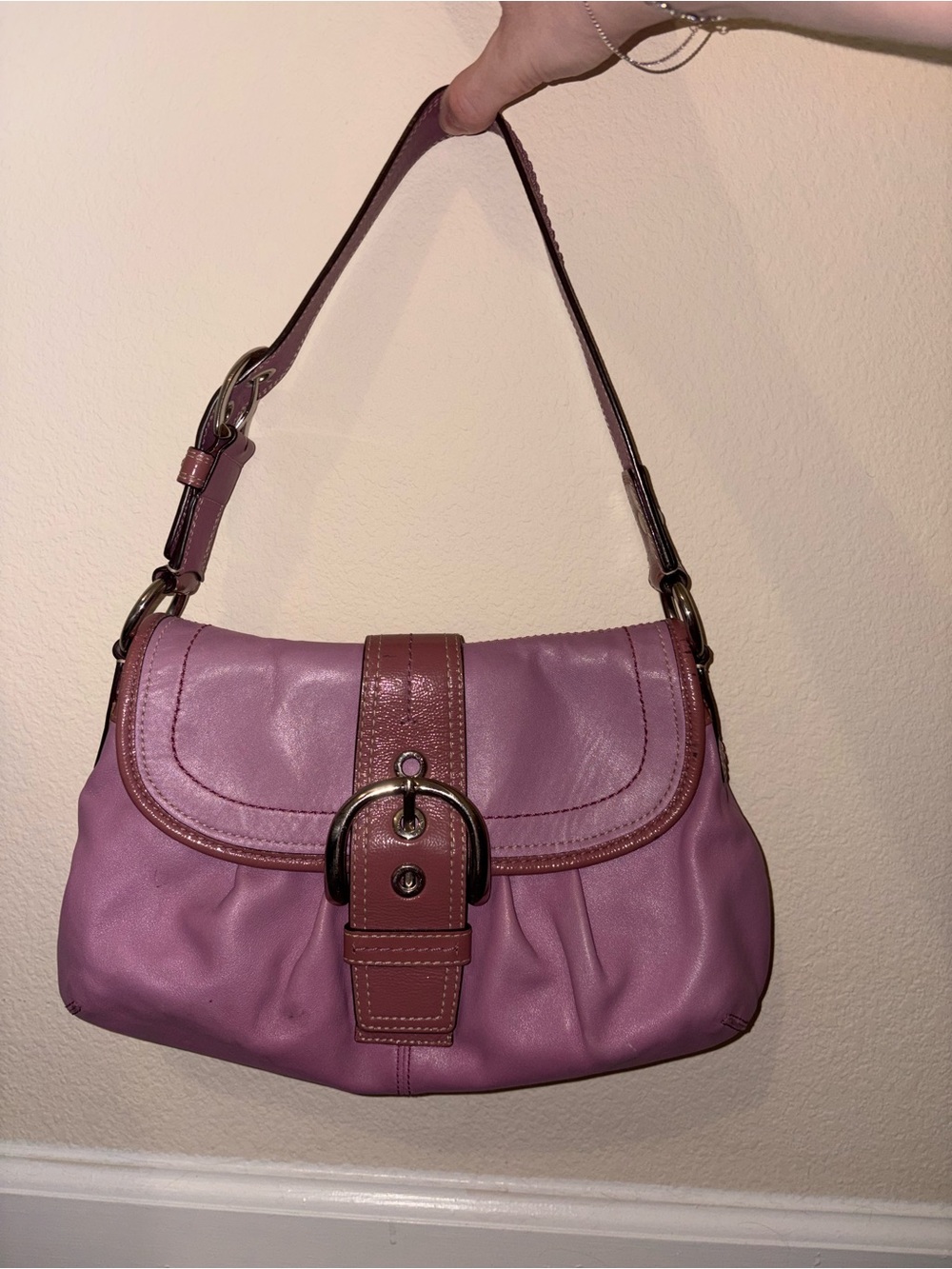 Vintage Coach Lilac Purple Soho Style No. F15204